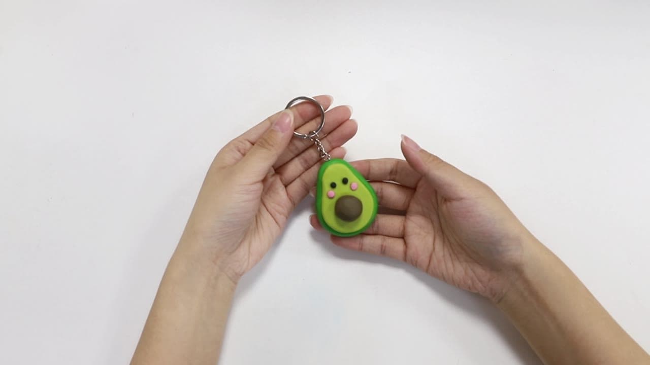 Avocado sleutelhanger